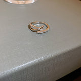 Light Luxury Zircon Retro Intersection – Stylish Gifts — 17