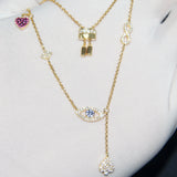 S925 Sterling Silver Necklace With Diamond – Jewelry Gift Ideas — 5