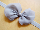 Multicolor Children's Chiffon Bow Headband – Gifts for Kids — 12