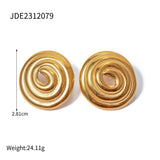18K Gold Stainless Steel Threaded Ring Disc – Useful Gifts — 3
