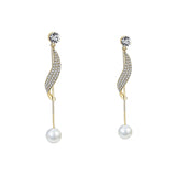 S925 Silver Needle Tassel Earrings Simple – Stylish Gifts — 2