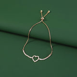 Gold Heart Brass Micro-Set Zircon Pendant – Jewelry Gift Ideas — 2