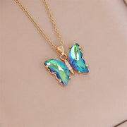 Gradient Butterfly Necklace Women's Fashion – Jewelry Gift Ideas — 2