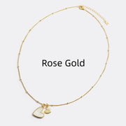 Personalized First Heart-shaped Bead Necklace – Jewelry Gift Ideas — 2