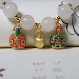 Hetian Jade Light Lotus Round Beads Swallowing – Jewelry Gift Ideas — 3