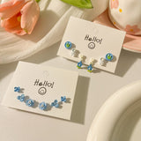 Sterling Silver Needle Stud Earrings For Women Simple – Gifts for Her — 19
