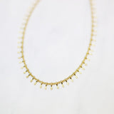 Embossed Copper Chain Collarbone Necklace Cool – Jewelry Gift Ideas — 2