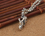 S925 Sterling Silver Fashion Vintage Punk Style Skull – Stylish Gifts — 5