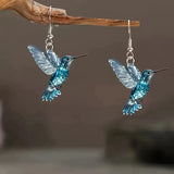 Colorful Bird Acrylic Earrings Vintage Necklace – Jewelry Gift Ideas — 11