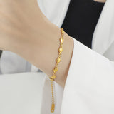 Gold Chain Heart Bracelet Stainless Steel – Jewelry Gift Ideas — 4