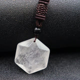Natural Obsidian Hexawn Star Necklace Pendant – Jewelry Gift Ideas — 9