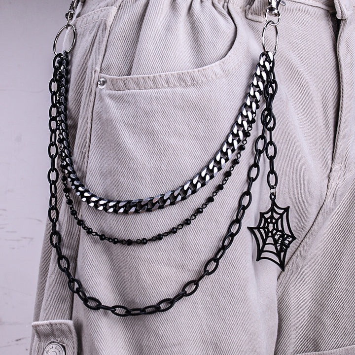 Trendy Punk Metal Personality Three-layer Spider Web – Surprise Gifts — 1