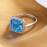 Retro Affordable Luxury Octagonal Square Ring – Special Occasion Gifts — 13