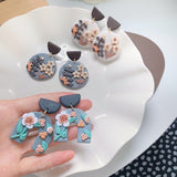 Women's Vintage Statement Geometric Colorful Earrings – Gifts for Her — 4
