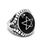 Men's And Women's Fashion Punk Hexagonal Star Ring – Stylish Gifts — 8