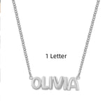 Personalized 3D Bubble Name Necklace – Jewelry Gift Ideas — 14