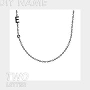 Stainless Steel 26 English Letter Name Necklace – Jewelry Gift Ideas — 5