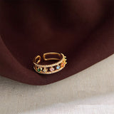 Light Luxury Color Zircon Ring For Women – Gifts for Her — 2