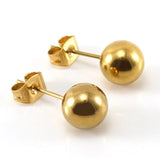 Simple Stainless Steel Ball Stud Earrings – Unique Gift Ideas — 4