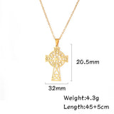 Middle Ring Cross Pendant Necklace For Men – Jewelry Gift Ideas — 4