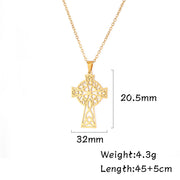Middle Ring Cross Pendant Necklace For Men – Jewelry Gift Ideas — 4