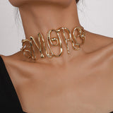 Exaggerated Letter Cool Sasa Necklace Retro – Jewelry Gift Ideas — 3