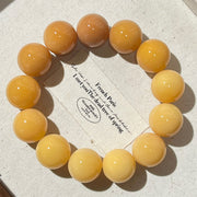 Rare Large Size White Jade Bodhi Root Bracelet – Jewelry Gift Ideas — 9