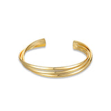 Curve Opening Adjustable Bracelet – Jewelry Gift Ideas — 3
