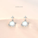 S925 Sterling Silver Moonstone Planet Female South – Gifts for Her — 1