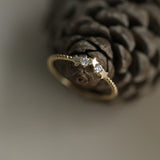 Sterling Silver Plated 14k Gold Zircon Inlaid Ring – Gift Ideas — 6