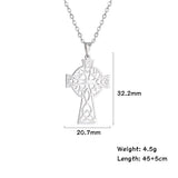 Middle Ring Cross Pendant Necklace For Men – Jewelry Gift Ideas — 6