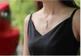 Sterling Silver Natural Hetian Jade Pendant – Jewelry Gift Ideas — 5