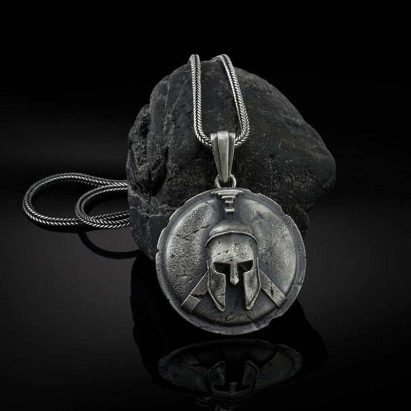 Pendant Greek Warrior Helmet Necklace – Jewelry Gift Ideas — 1