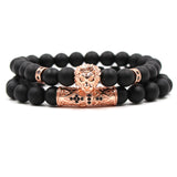 Suit Frosted Stone Stretch Bracelet – Jewelry Gift Ideas — 4