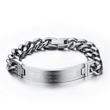 Cross Curved Brand Titanium Steel Bracelet – Jewelry Gift Ideas — 3