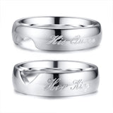 Stainless Steel Couple Ring Tourism Commemoration – Gifts for Couples — 1