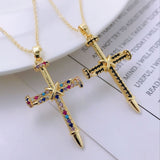 14K Gold Personality Hip Hop Clavicle Chain Nail – Jewelry Gift Ideas — 2