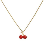 Red Cherry Garnet Necklace For Women Niche Design – Jewelry Gift Ideas — 7