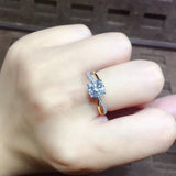 8-word Twist Fashion Zircon Diamond Ring – Stylish Gifts — 4