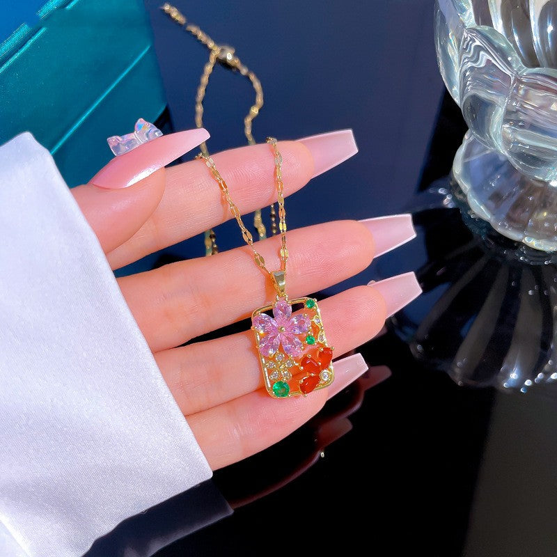 Luxurious Full Diamond Flower Microinlaid Real – Jewelry Gift Ideas — 1