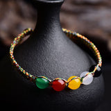 Women's Gold Wood Water Fire Earth Multicolored – Jewelry Gift Ideas — 4