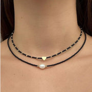Double Layer Twin Clavicle Chain Fashion – Jewelry Gift Ideas — 3