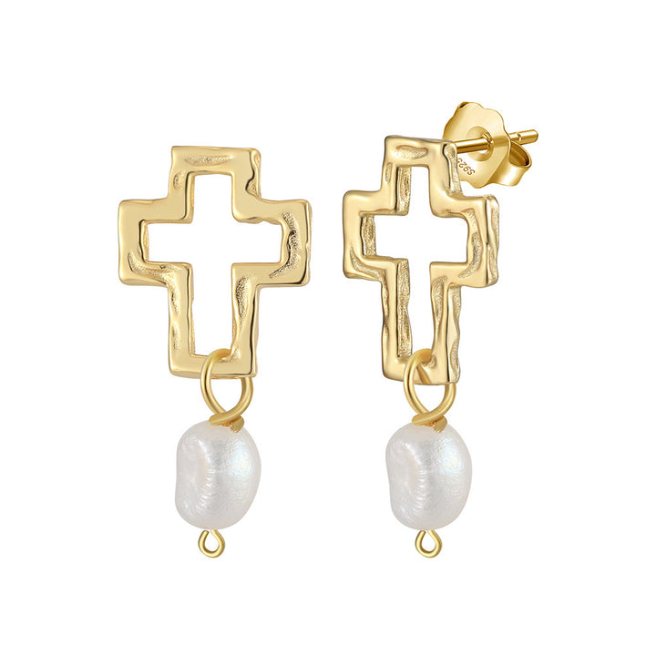 Female S925 Pure Silver Natural Pearl Earrings – Gifts for Her — 4