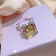 Aquamarine Topaz Pendant Yellow Diamond Suit – Jewelry Gift Ideas — 6