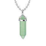 Natural Stone Hexagon Prism Crystal Pendant – Jewelry Gift Ideas — 6