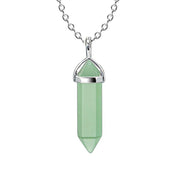 Natural Stone Hexagon Prism Crystal Pendant – Jewelry Gift Ideas — 6