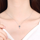 Sterling Silver Mosang Diamond Fish Necklace – Jewelry Gift Ideas — 4