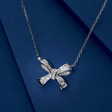 Bow Titanium Steel Necklace Female Light Luxury – Jewelry Gift Ideas — 4