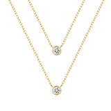 S925 Sterling Silver Double-layer Necklace – Jewelry Gift Ideas — 8