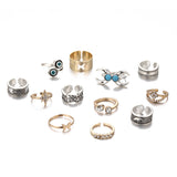 Turquoise Two-tone 12 Pieces Suit Toe Ring – Surprise Gifts — 2